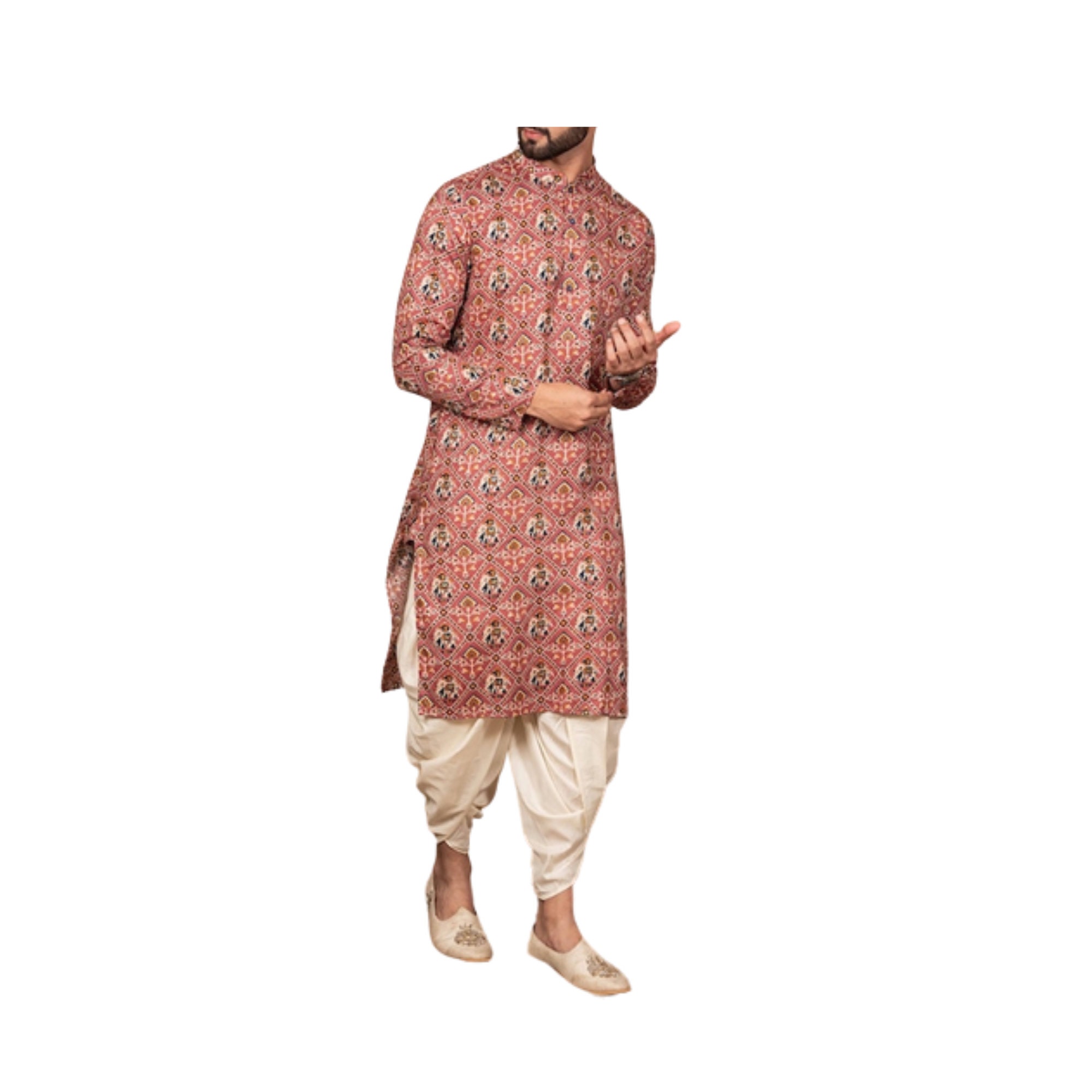 Printed dhoti kurta cheap