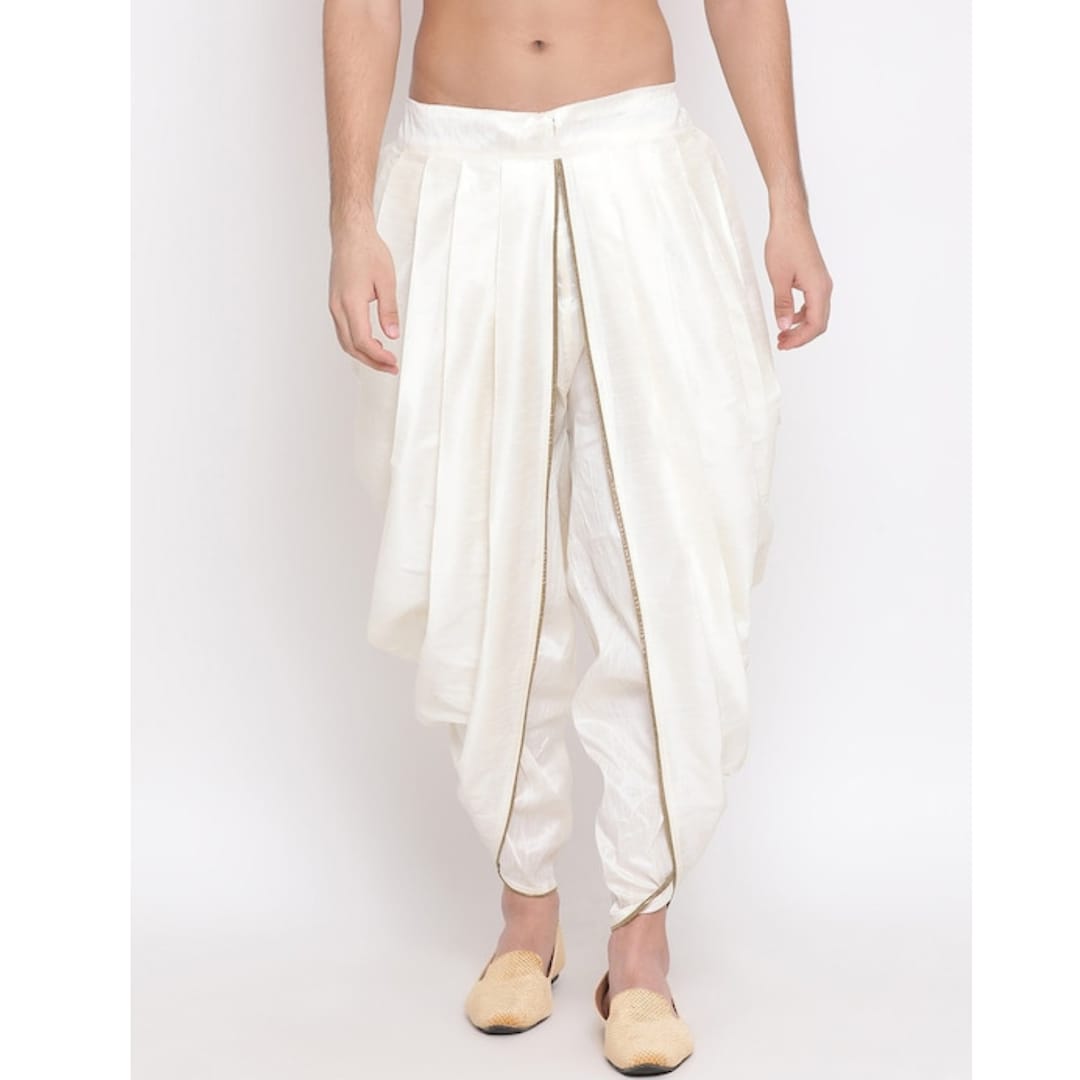 Men Fesitve White Silk Dhoti Etsy Men Fesitve White Silk Dhoti Etsy