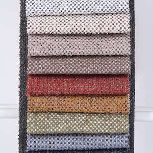 Durable Linen Upholstery Fabric, by the Yard, Versatile for Furniture, Curtains, chair, cushion and DIY Projects, High-Quality Textile