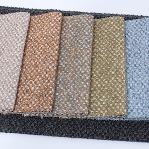Durable Linen Upholstery Fabric, by the Yard, Versatile for Furniture, Curtains, chair, cushion and DIY Projects, High-Quality Textile