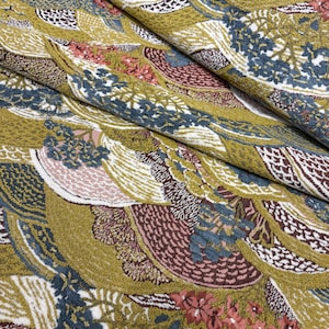 Four Seasons chenille-jacquard bekledingsstof op maat gesneden voor meubelstoelen