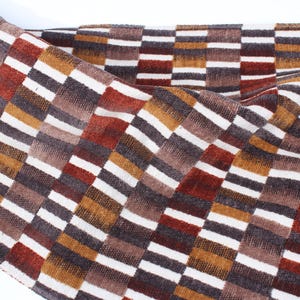 Geometric Chenille Velvet Upholstery Fabric by the Yard – Soft & Textured Fabric for Furniture, Pillows, and Home Décor
