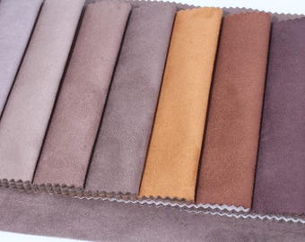 Vegan Suede Upholstery Fabric by the yard/meter – Durable, Eco-Friendly, Pet Friendly, home decor fabric