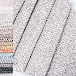 Soft Touch Linen Upholstery Fabric by the Yard - Ideal for Furniture, Chair Covers, Pillows, Curtains, and Home Décor, Interior design