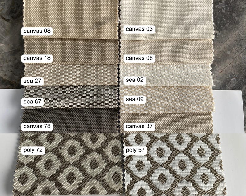 Geometric Ikat Olefin Fabric: Weatherproof Outdoor Upholstery image 3
