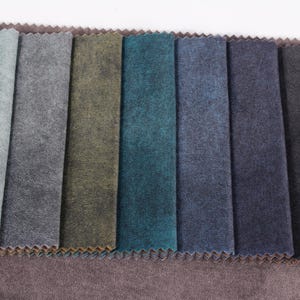 Soft Velvet Upholstery Fabric by the Yard – Luxurious Suede-Like Textile for Sofas, Chairs, and Home Decor