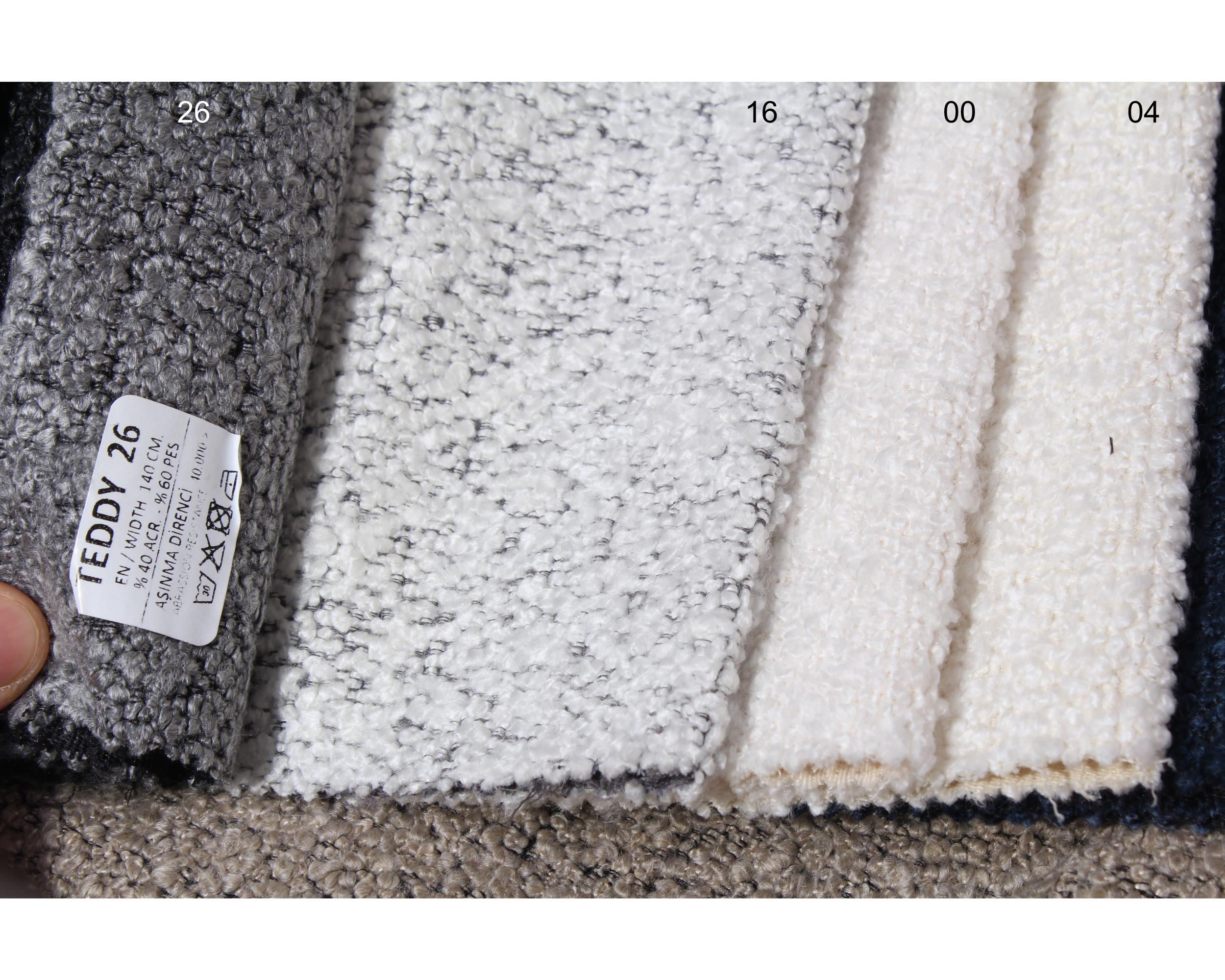 Teddy Boucle Upholstery Fabric: Durable Soft Texture, 55
