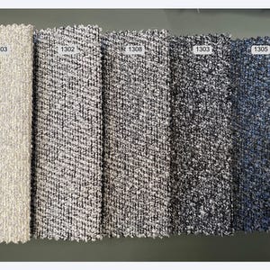 Textured Bouclé Upholstery Fabric by the yard/meter: Durable Multicolor Sofa, Chair, home decor Material image 6