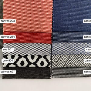 Geometric Ikat Olefin Fabric: Weatherproof Outdoor Upholstery image 8