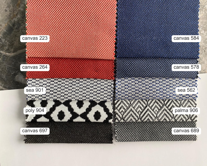 Geometric Ikat Olefin Fabric: Weatherproof Outdoor Upholstery image 8