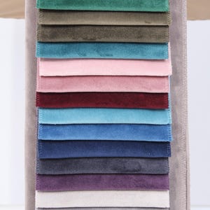 Real Velvet Fabric by the Yard, Upholstery, Sewing, Crafts, Premium Soft Material, Multiple Colors Available, Home decor, interior design