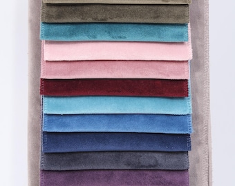 Echt fluwelen bekledingsstof op maat gesneden, ambachten, meerdere kleuren beschikbaar, interieurontwerp
