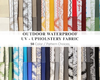 Water-Resistant Outdoor Upholstery Fabric – UV & Chlorine Resistant Garden Textile