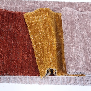 Luxury Chenille Upholstery Fabric - Soft, Durable & Elegant Material for Sofas, Chairs, Curtains, lampshade covering and Home Decor Projects