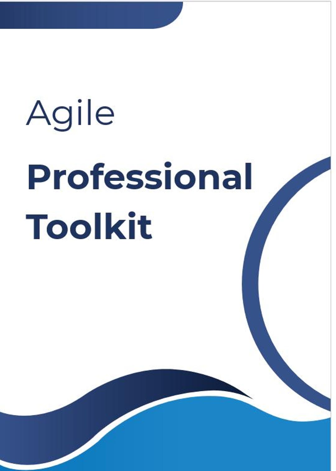 Agile Professional Toolkit - 100% Editable Template - 50 Pages + Excel ...