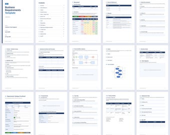 Business Requirements Document Template (BRD) | Test Plan | 100% Editable | Business Analysts | Project Managers | Product Owners
