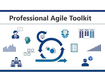 Agilität Professionelles Toolkit: Scrum, Kanban,XP (bearbeitbare Vorlage)