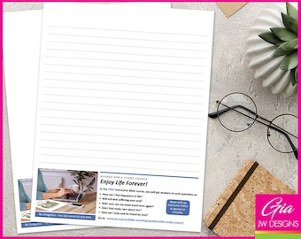 Guided Bible Study Offer | JW Letter Writing Stationery | Digital Download