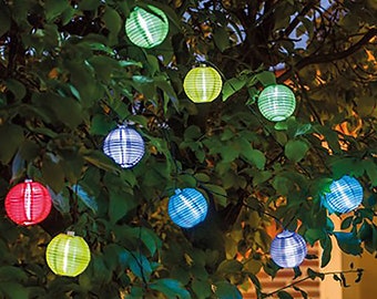 Garden Solar Lantern String Lights