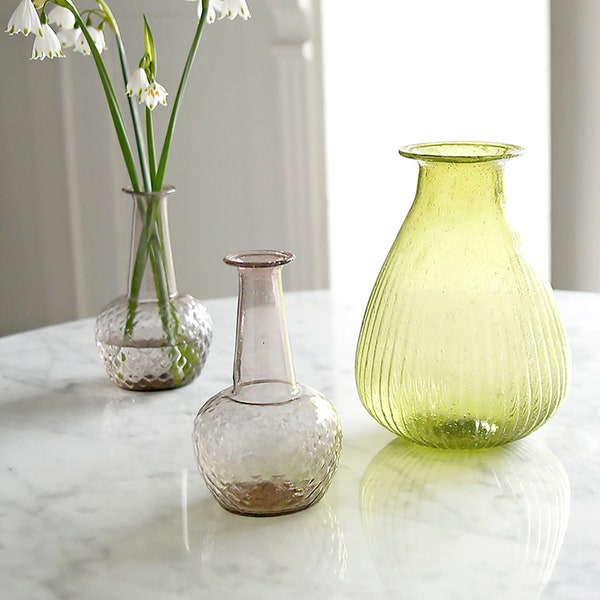 Recycled Glass Vase Etsy UK