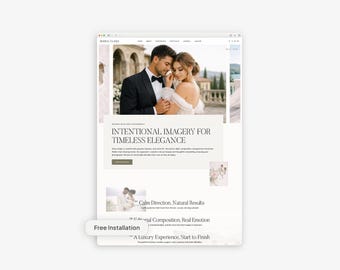 Tema de WordPress para fotógrafos de bodas y familias / Instalación gratuita