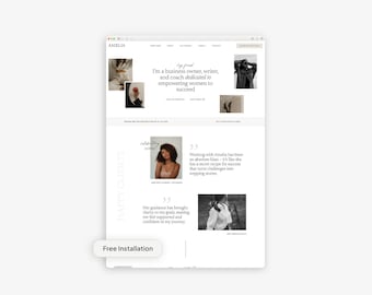 Tema minimalista de WordPress: blog y portafolio modernos