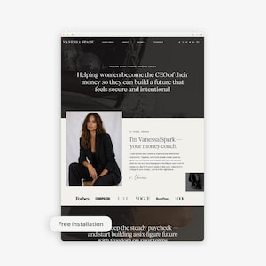 Wordpress Theme for Coaches, Virtual Assistants, Agency | Free Installation