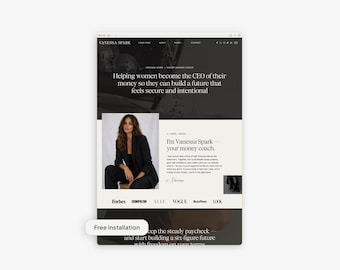 Tema de WordPress para coaches, asistentes virtuales y agencias / Instalación gratuita