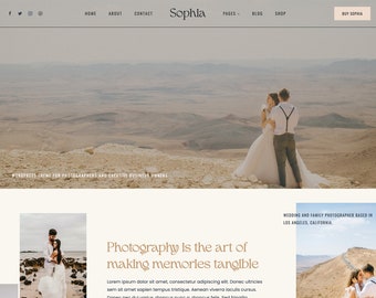 Sophia Feminine WordPress Theme