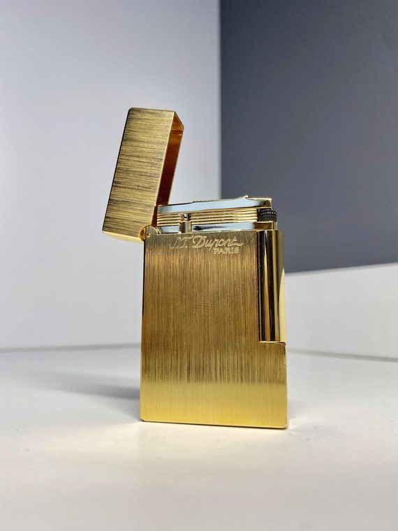 Amazing Gold Collectable St. Dupont Paris Vintage Gas Lighter