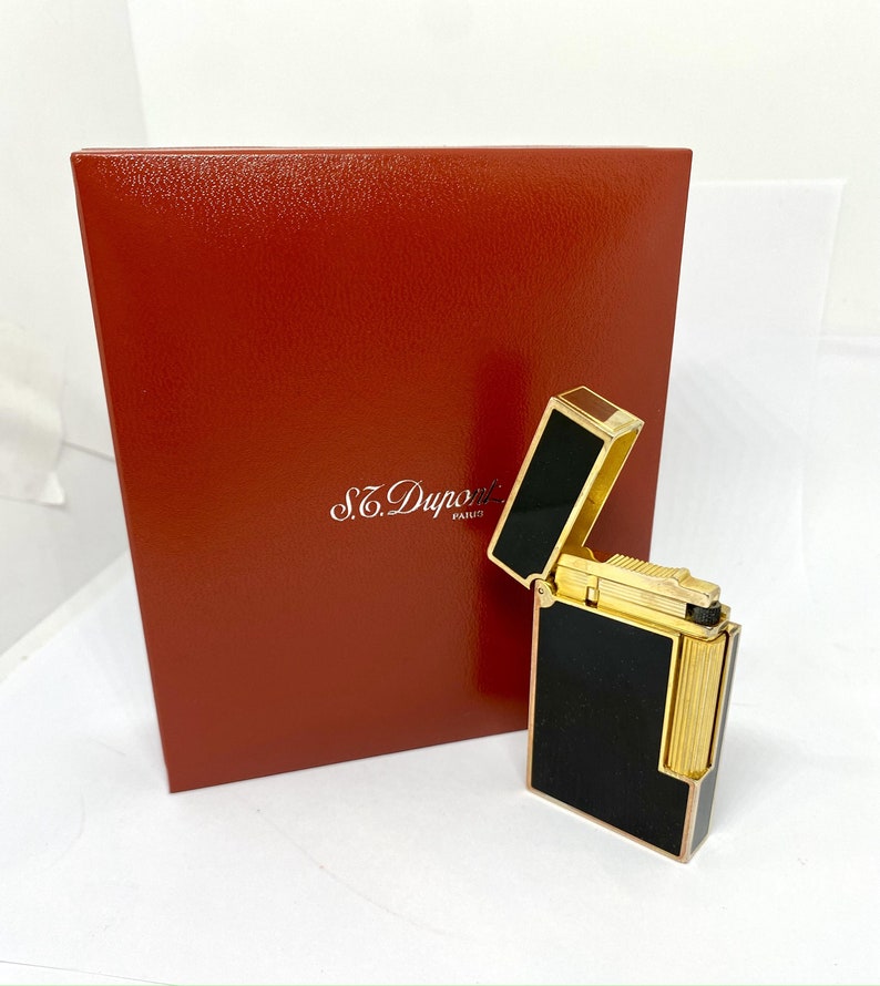 St Dupont Premium Lighter Original Goldplated Vintage, Business Gift France Etsy