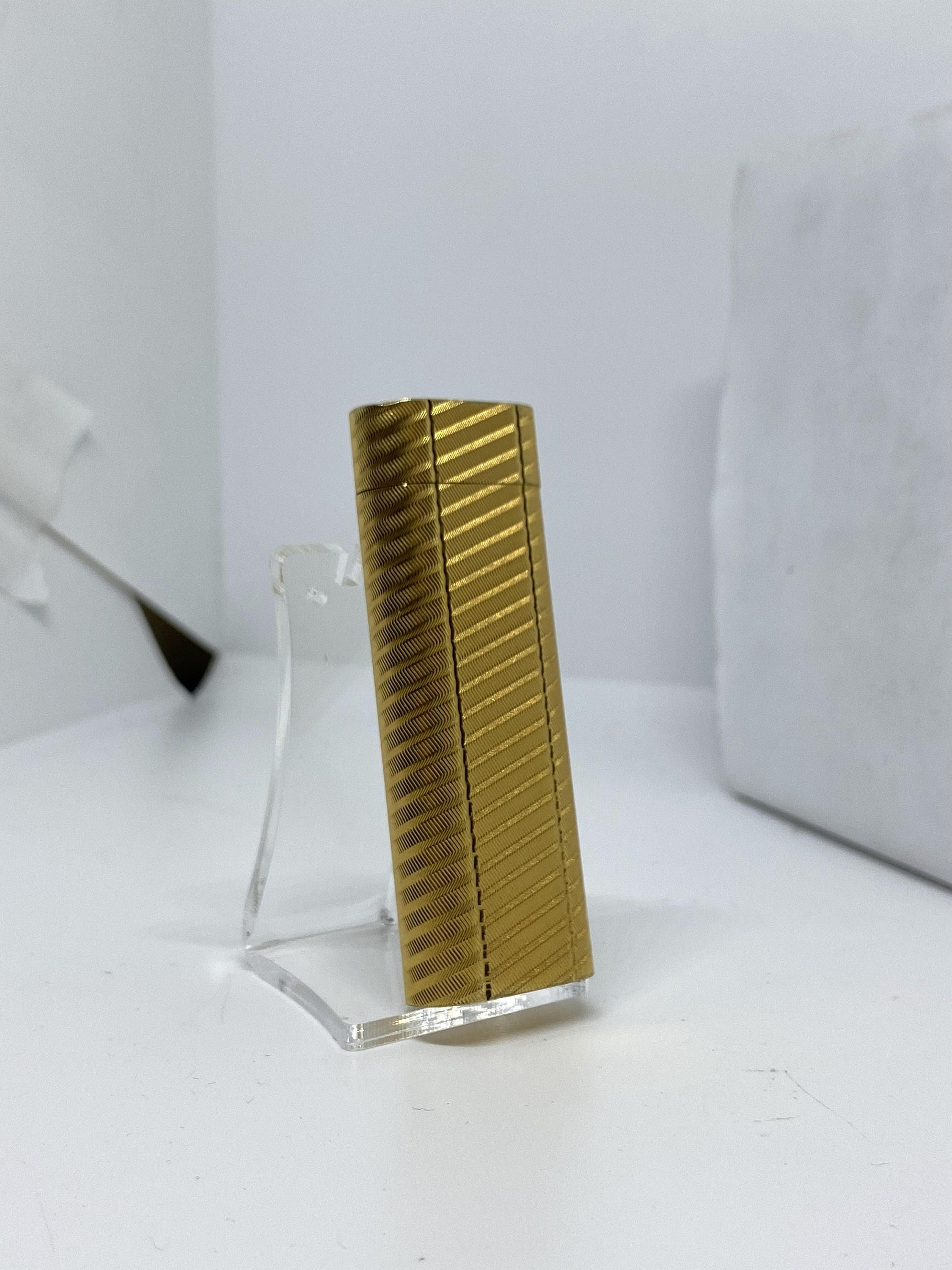 Amazing Gold Collectable Cartier Paris Vintage Gas Lighter Etsy