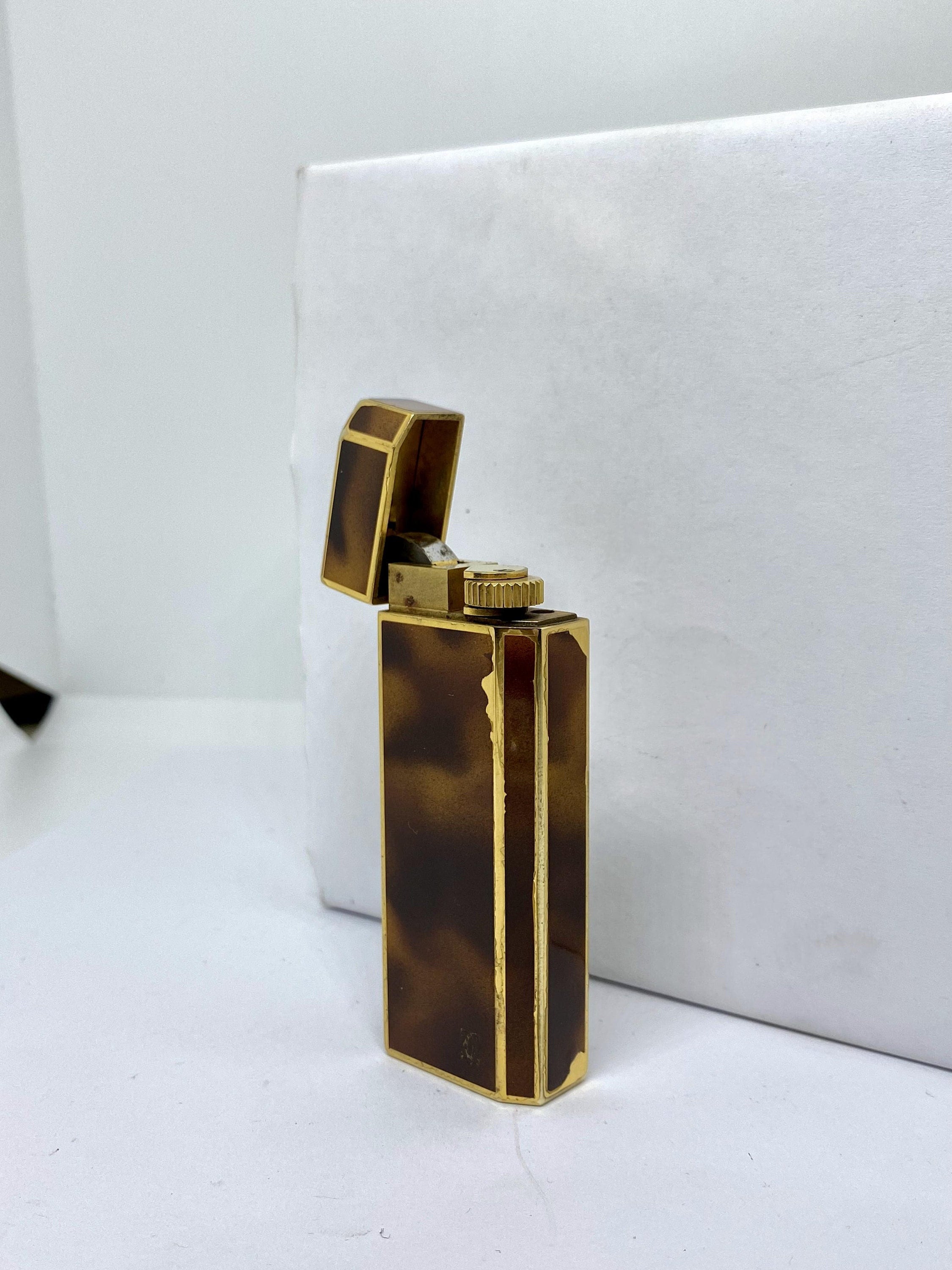 Amazing Gold Collectable Cartier Paris Vintage Gas Lighter - Etsy Denmark