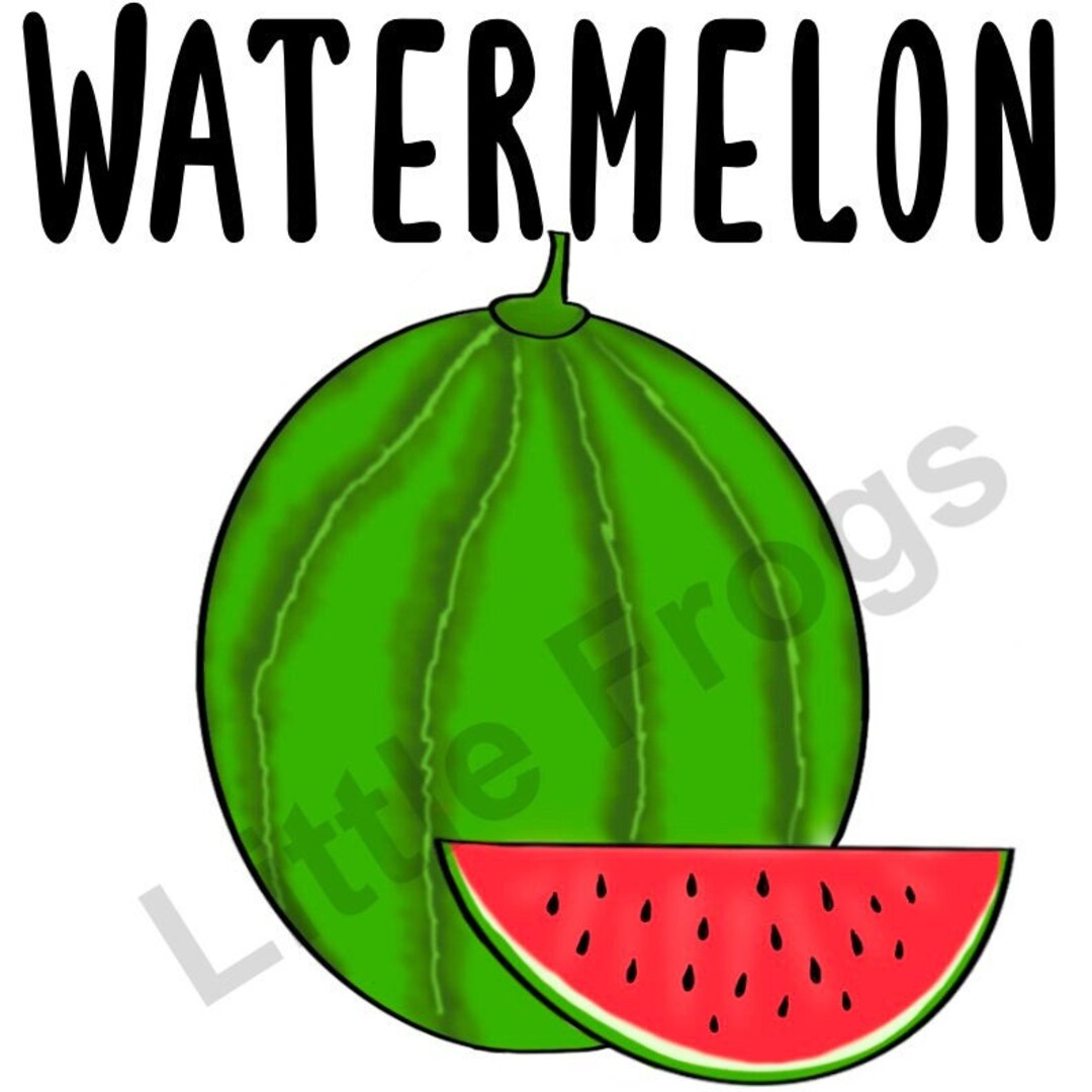 Watermelon Garden Marker Garden Marker DIY Garden Sign Etsy