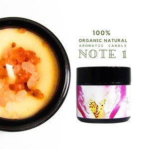BUDMAYA Lavender with Rose Salt Beeswax Aromatic Candle