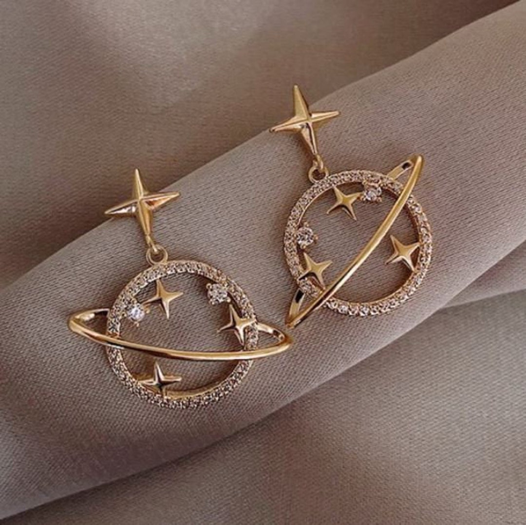 SLUYNZ Stern-Tropfen-Ohrringe Aus 925 Sterling Silber - Funkeln Mit CZ-Steinen