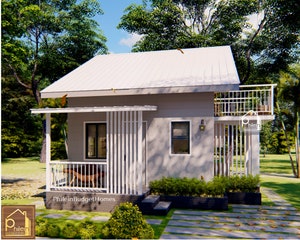 Modern Cabin House, 16 X 32, 512 Sq Ft, Tiny House, Architectural Plans ...
