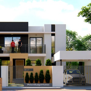 2 Storey Simple Modern House Design