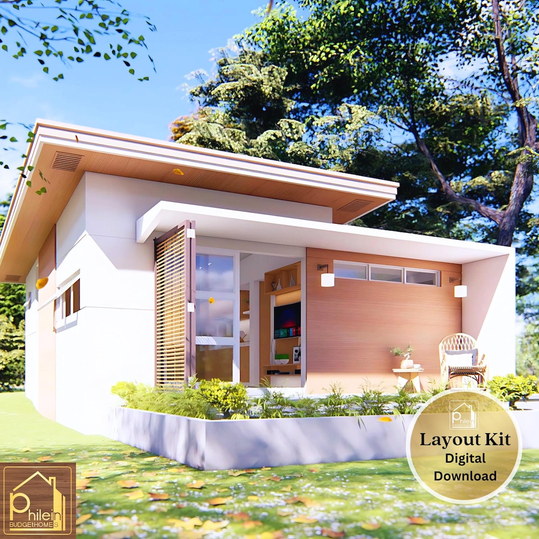 Planta de casa pequena: 36 m², quartos Planta baixa básica