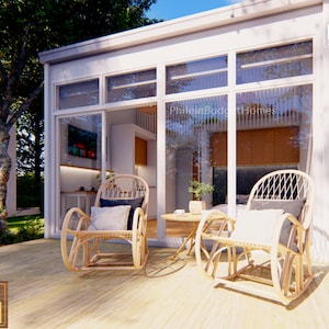 Cabin House Plan with loft (28sqm.), Floor Plan, Floor Plan Drawing, Tiny House Plan, Digital Download