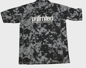Grey Camuflage Swim/Workout Shirt