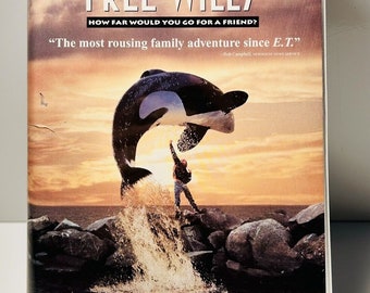 Free Willy VHS Tape