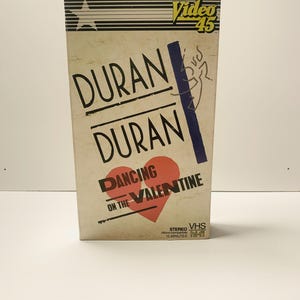 Duran Duran Dancing On The Valentine Video 45 1984 SONY VHS Tape
