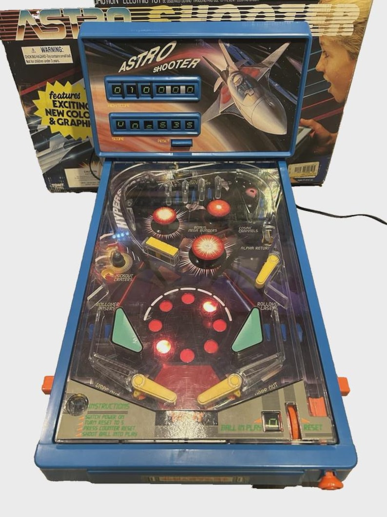 1991 Tommy Astro Shorter Pinball Machine (no Sound) - Etsy