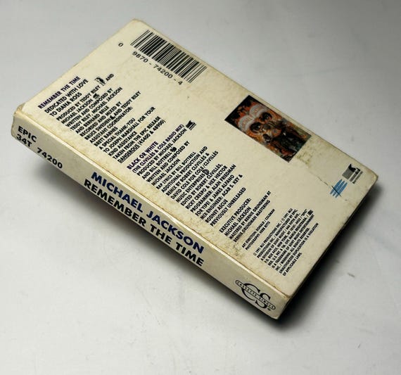Remember the Time [single] by Michael Jackson (cassette, Epic) - Etsy