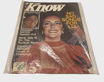 In the Know March 1977 Vintage Mag Elizabeth Taylor Richard Hatch Nick Nolte