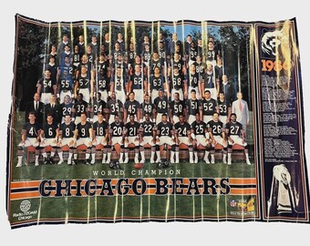 Chicago Bears 1986 World Champion Poster