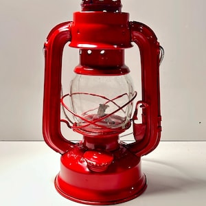 きらきらぼしですランタン　レッド　オイル　ランプ　100年　アメリカ　レア Globe Brand Lantern - Etsy
