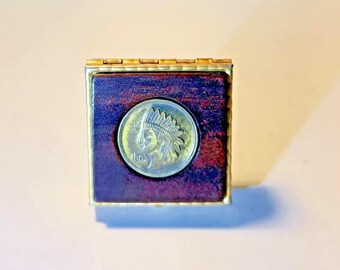 Trinket Box 1803 Native American Head St Louis World Fair