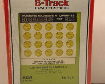 8-Track Cartridge: Elvis' Worldwide Gold Award Hits SEALED